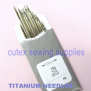 SINGER Titanium Assorted Universal Sewing Machine Needles (10 Pieces) 