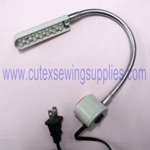 Sewing Machine 20-Bulb LED-Light with Magnetic Mounting Base - 220 Volt -  Cutex Sewing Supplies