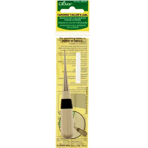 Clover Tapered Tailor's Awl 486/W Sewing Notions Tool - Cutex