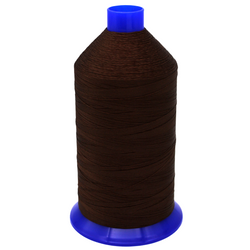 Brown Bonded Nylon Upholstery Thread Size 92, Tex 90, 16 Oz. 4200 Yards