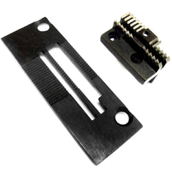 2-Row Needle Plate #10863 & Feed Dog #10864 - Cosnsew 225, 226 / Seiko STW-7