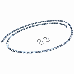 Foot Pedal Chain & S-Hooks for Industrial Overlock & Coverstitch Sewing Machines