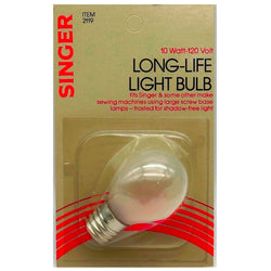 Singer Light Bulb 10-Watt Screw-In for Home Sewing Machines