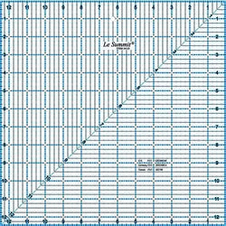 Le Summit 12.5 Inch X 12.5 Inch Quilting Ruler Clear Acrylic Ruler 12.5"X12.5"