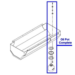 Oil Pot #400-25300 Complete for Juki Industrial Sewing Machines