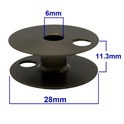 Juki Large Capacity Aluminum Bobbin #102-31603 for Double Needle Sewing Machine