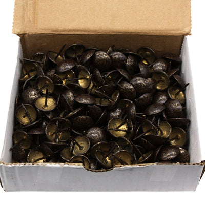 C.S. Osborne 250 Pcs 3/4" Diameter Old Gold Speckled Dark Nails #6872-OGSD Tacks