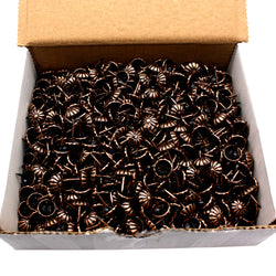 C.S. Osborne 1000 Pcs Daisy Old Copper Lacquer Rolled Nails #7001-OCLR Tacks