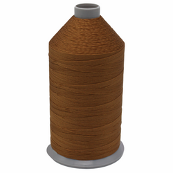 Golden Brown Bonded Nylon Upholstery Thread Size 138, Tex 135, 16 Oz. 3000 Yards