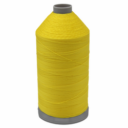 Yellow Bonded Nylon Upholstery Thread Size 138, Tex 135, 16 Oz. 3000 Yards