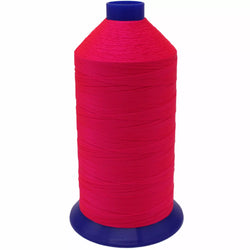 Hot Pink Bonded Nylon Upholstery Thread Size 92, Tex 90, 16 Oz. 4200 Yards