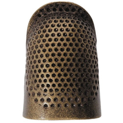 Clover 6017 Open Sided Thimble Small - Brass, Adjustable, Sewing/Quilting