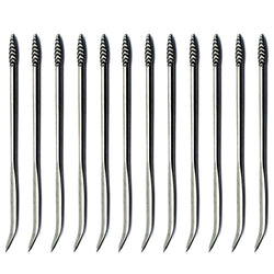 Pack of 12 C.S. Osborne #31 Curved Sewing Awl - Flat Point
