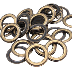C.S. Osborne Large Size Antique Grommets & Washers #A1-15 (2" Hole) 20 Sets