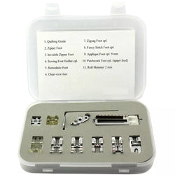 11 Pcs. Snap On Presser Foot Set for Pfaff Domestic Sewing Machine