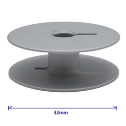 Cutex 10 Pk 32mm Wide Large Capacity Aluminum Bobbins for Durkopp Adler 667, 867, 868