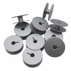 Cutex 10 Pk 32mm Wide Large Capacity Aluminum Bobbins for Durkopp Adler 667, 867, 868