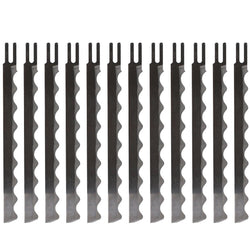 12 Pcs 10" Wave Edge Knives #10EW for Eastman Straight Blade Cutting Machines
