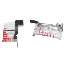 Cutex Clear View 1/4" Seam Foot for Janome & Elna 9mm Max Stitch Sewing Machines