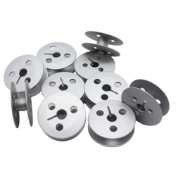 10 Large Capacity Aluminum Bobbins for Juki LU-2810-7, LU-2818-7, LU-2828-7