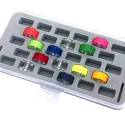 Set of 2 Bobbin Holder Storage Organizers - Each Box Holds 28 Bobbins
