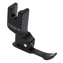 Black Teflon Coated Left Zipper Foot #P36LN-NF for Needle Feed Sewing Machines