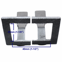 40mmX30mm Feed Plate & Clamp Set - Juki LK-1850, LK-1900 Bartack Sewing Machine