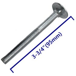 Motor Mounting Bolt Nut Set for Industrial Sewing Machines - 3 Pc Set