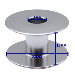 Cutex 5 Large Aluminum Bobbin Part Number #S44633001 for Brother BAS-311A, BAS-311G, KE-434C-2