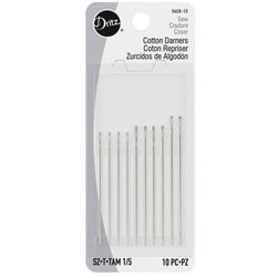 Dritz 10 Cotton Darners Hand Needles, Size 1-5, #56CD-15