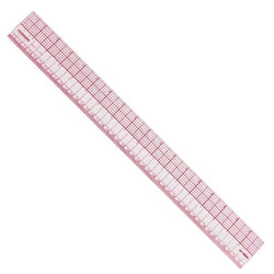 Fairgate 18" X 2" English/Metric Transparent Graph Ruler 01-095