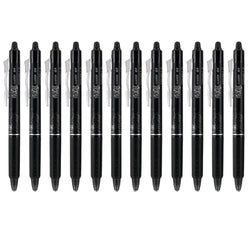 12 PILOT FriXion Clicker Erasable & Retractable Gel Ink Pens, Fine Point 0.7 mm