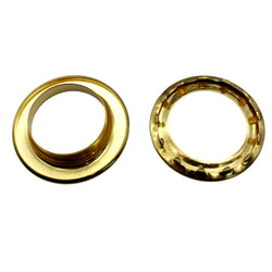 C.S. Osborne Set of 20 Brass Grommets & Spur Washers #G2-10 (1-1/2" Hole)