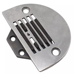 5-Row Needle Plate & Feed Dog Set for Industrial Single Needle Sewing Machines