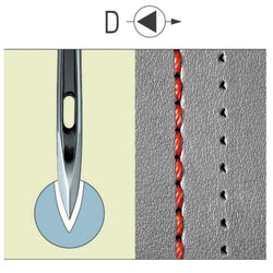 50 Groz-Beckert 794D DYX3D TRI Point Industrial Leather Sewing Machine Needles