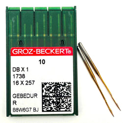 10 Groz-Beckert DBX1 16X257 Titanium Industrial Sewing Machine Needle