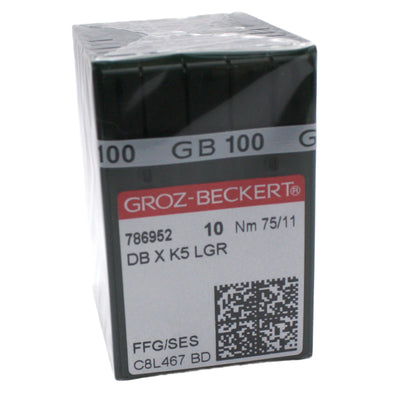 100 Groz-Beckert DBXK5 LGR Size 11 Needles for 3D Embroidery Sewing