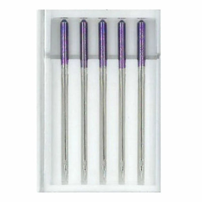 Pack of 5 Janome Purple Tip Needles #859438007 for Home Sewing Machines