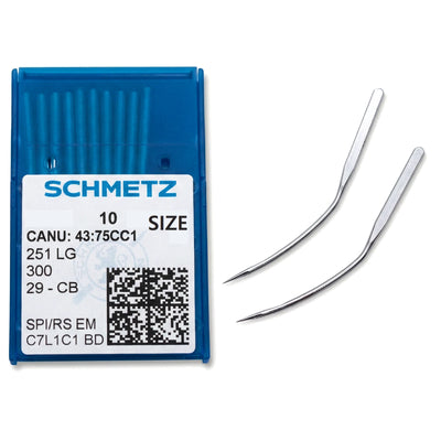 10 Schmetz 251LG, LWX5T, 29-CB Industrial Blindstitch Sewing Machine Needle