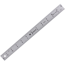 Lance 12" X 1" Straight Aluminum Ruler