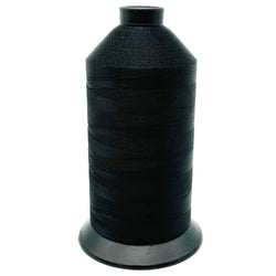Black Tex 70 Bonded Nylon Thread #69, 6000 Yards Spool For Leather Upholstery