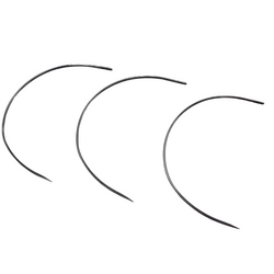 Pack of 3 CS Osborne #409-8 Curved Mattress Needles - Long Bayonet Point