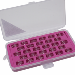 28 Genuine Janome Bobbins #102261103 with Storage Case for All Janome Models