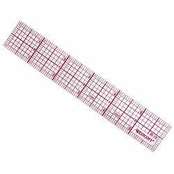 Westcott C-Thru Transparent 6" X 1" 8ths Graph Ruler W-10