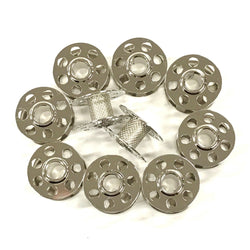 10 Metal Bobbins #0115367000 For Bernina Sewing Machines