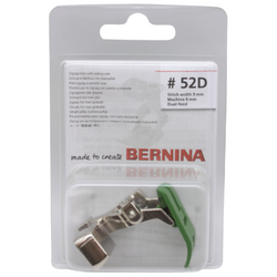 Bernina Zigzag Foot with Non-Stick Sole #52D for Leather & Plastic Material