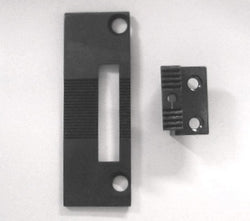 Needle Plate (Round Hole) & Feed Dog Set For Industrial Walking Foot Machine