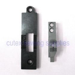 Needle (Throat) Plate & Feed Dog For Adler 067 & 068 Industrial Sewing Machine
