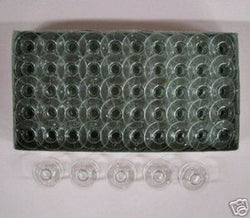100 SINGER CLASS 15 SEWING MACHINE PLASTIC BOBBINS 2518P 81348