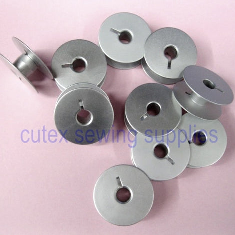 10 Large Size Aluminum Bobbins For Juki Industrial Sewing Machine #107 -  Cutex Sewing Supplies